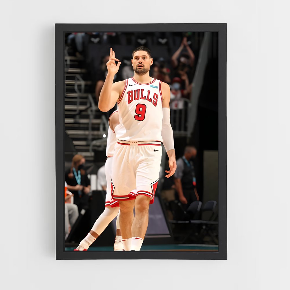 Poster Vucevic en Action – affiche Basketball (vue 2)